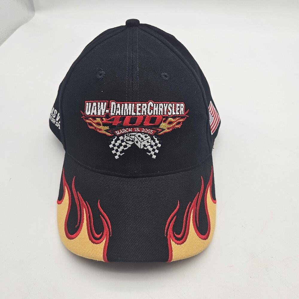 VTG Las Vegas Motor Speedway Hat Cap Strap Back Mens NASCAR‎ UAW 400 2005 USA